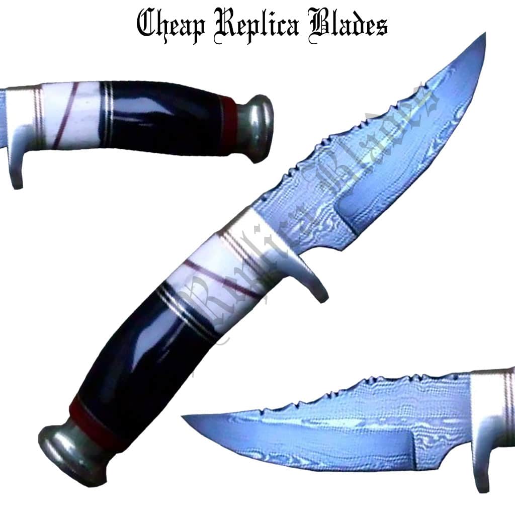 Damascus Carbon Steel Skinnging Knife-0 Damascus Carbon Steel Skinnging Knife-0