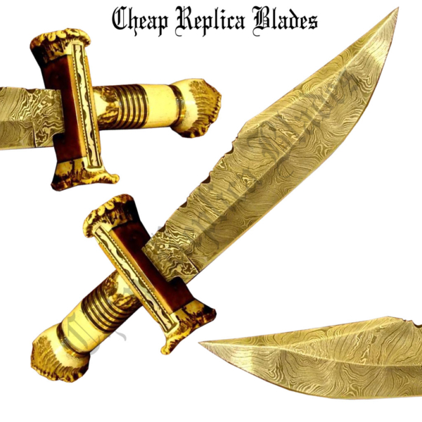 Damascus Collectors Knife-0